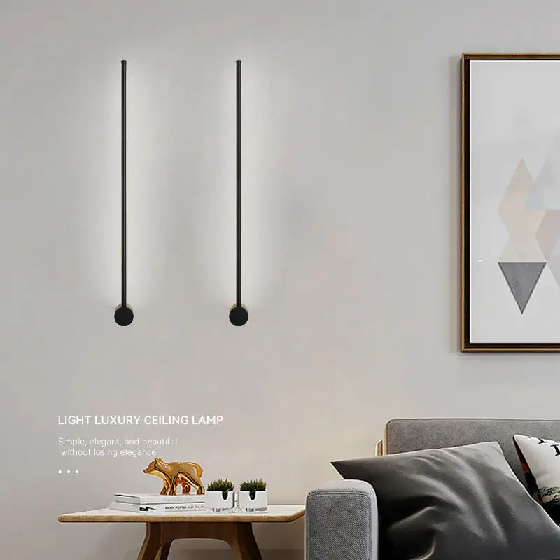 Aluminum LED Wall Lamp with Shade Adjustable Dimmable Light for Living Room Bedroom Home Office Stairs Bathroom Decor Li — view 5