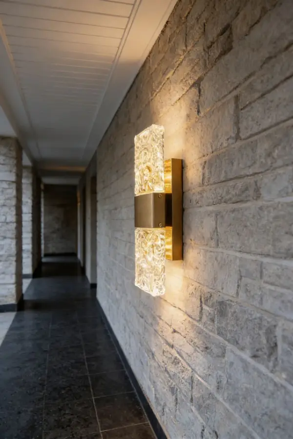 Luxury Crystal Sconce Light Modern Bedroom Hallway Stairs Entrance Porch Bedside Stainless Steel Wall Lamp Wall Light — view 5