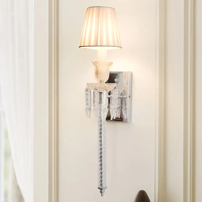 Modern Hallway Bedroom Bedside Wall Lamp LED Iron Glass Light for LivingRoom Corridor Home bar Counter Entrance Hall Wal — view 1