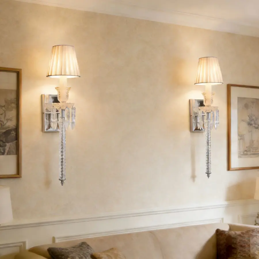 Modern Hallway Bedroom Bedside Wall Lamp LED Iron Glass Light for LivingRoom Corridor Home bar Counter Entrance Hall Wal — view 4