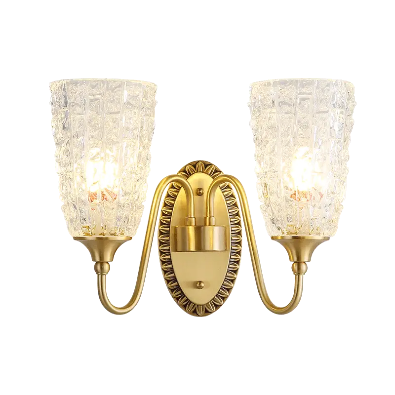 Home Decor Banquet Hall Led Wall Light Modern Luxury LED Crystal Glass Sconce Hotel Entrance Porch Bedroom Living Room W — view 4