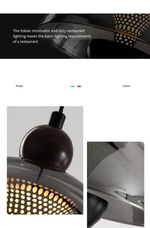 Modern bar Counter Long Pendant Hanging Light Modern Glass Aluminum Home Restaurant Hotel Led Decor Ceiling Chandelier L — view 5