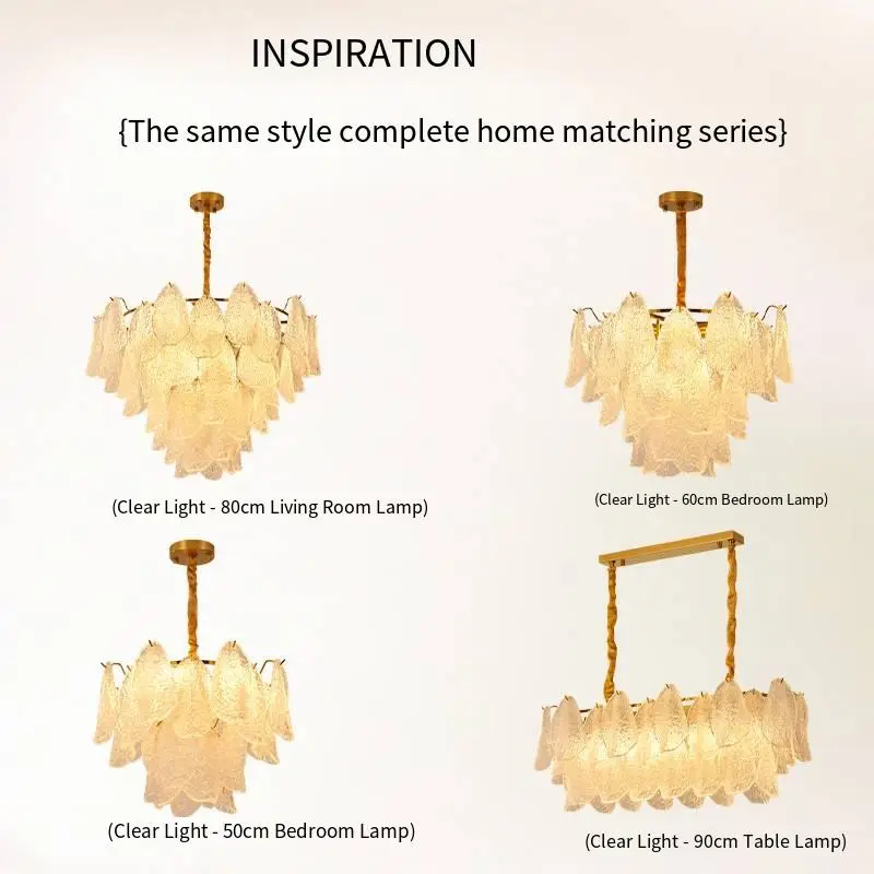 Luxury Iron Glass Dining Led Pendant Lamp Hotel Living Room Restaurant Banquet Hall Decor Modern Ceiling Chandelier Ligh — view 4