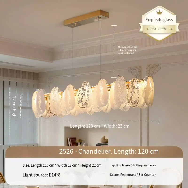Luxury Modern Gold Villa Home Restaurant Banquet Hall Decor Dimmable Chandelier Lamp Led Pendant Light Adjustable Height — view 3