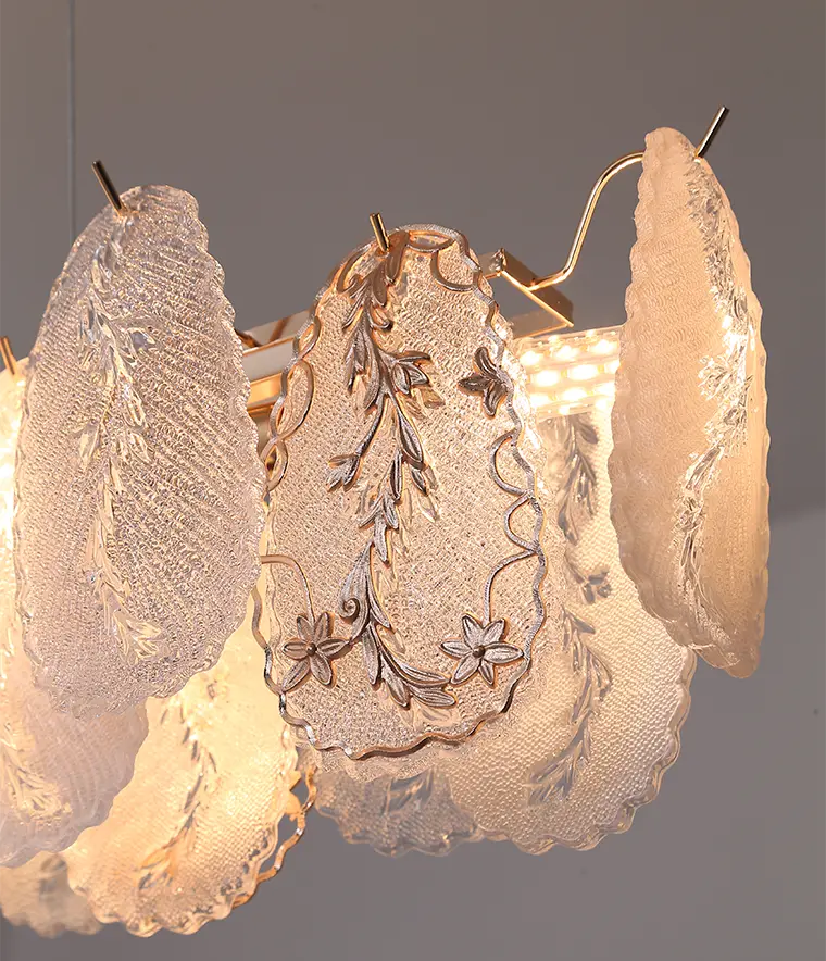 Luxury Modern Gold Villa Home Restaurant Banquet Hall Decor Dimmable Chandelier Lamp Led Pendant Light Adjustable Height — view 6