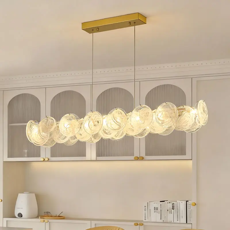 Luxury Glass Modern Pendant Light Chandelier Lamp for Wedding Banquet Hall Home Decor Indoor for Bar Hotel Lobby Hanging — view 2