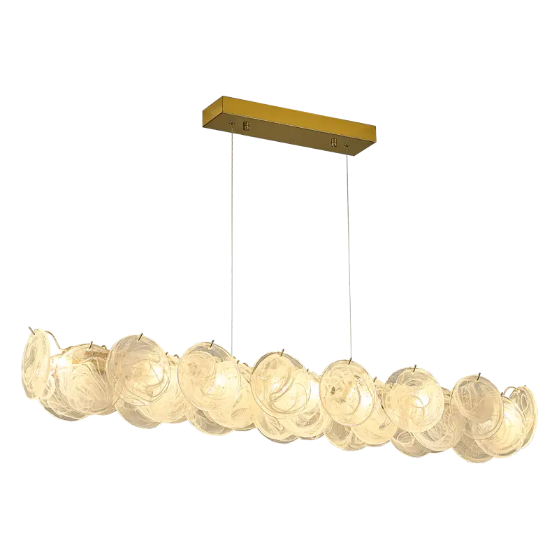 Luxury Glass Modern Pendant Light Chandelier Lamp for Wedding Banquet Hall Home Decor Indoor for Bar Hotel Lobby Hanging — view 6