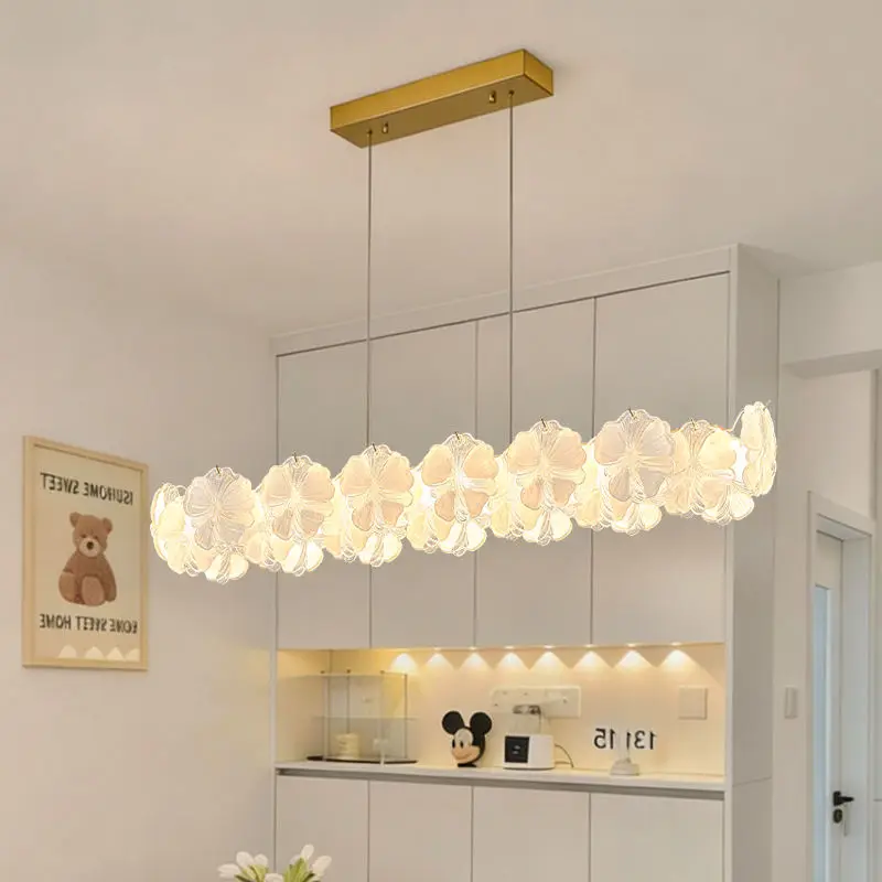 Luxury Glass Chandelier Lamp for Wedding Banquet Hall Home Decor Indoor Modern Pendant Light for Bar Hotel Lobby Hanging — view 1