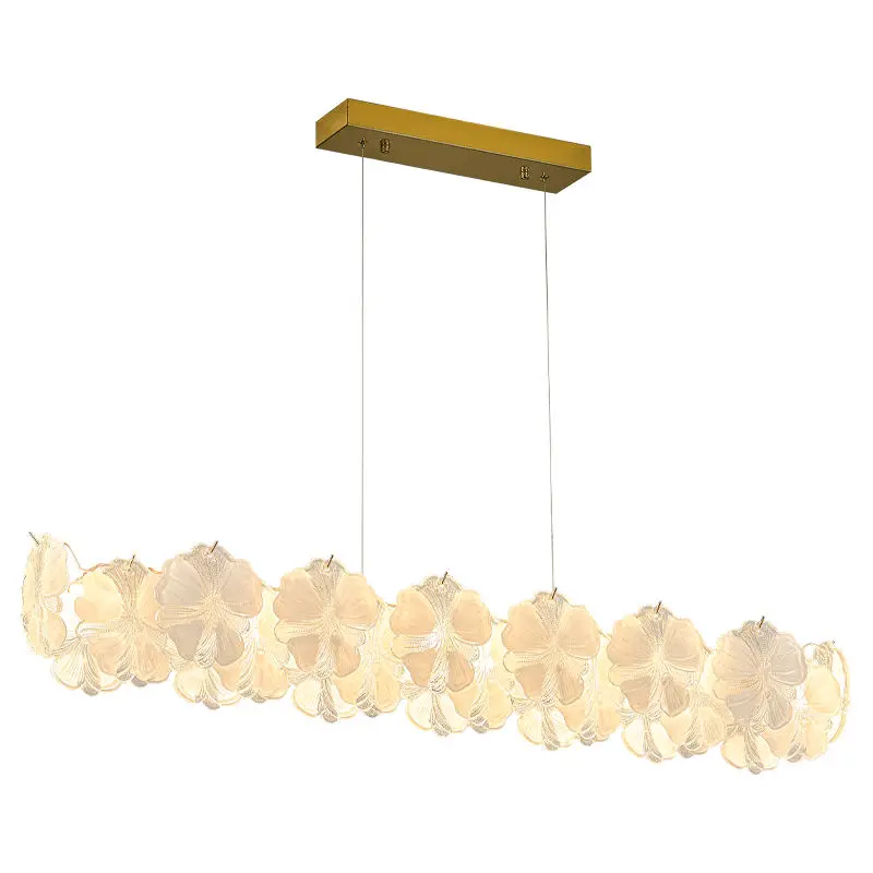 Luxury Glass Chandelier Lamp for Wedding Banquet Hall Home Decor Indoor Modern Pendant Light for Bar Hotel Lobby Hanging — view 3