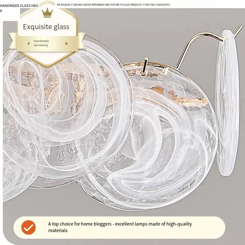 Luxury Glass Chandelier Lamp for Wedding Banquet Hall Home Decor Indoor Modern Pendant Light for Bar Hotel Lobby Hanging — view 6