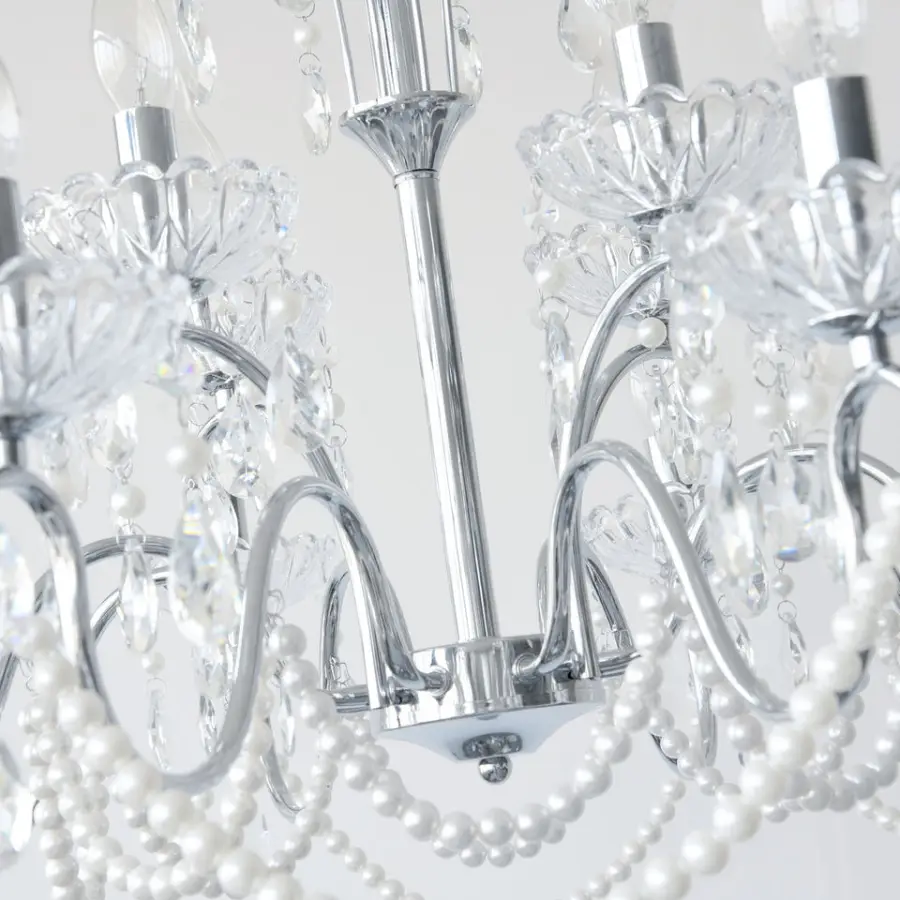 French Luxury Home Bedroom Livingroom Furniture Middle Pendant Lamp Decor Dining Hotel Chandelier Light Adjustable Heigh — view 4
