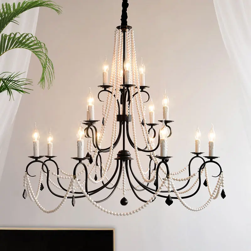 Wedding Banquet Luxury Crystal Pendant Lamp Villa Inspired Candle Chandelier Light for Restaurant Hotel Princess Room — view 4