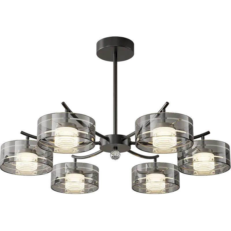 Modern Italian Led Villa Entrance Hall Chandelier Lamp for Home Room Decor Restaurant Wedding Banquet Hall Pendant Light — view 3