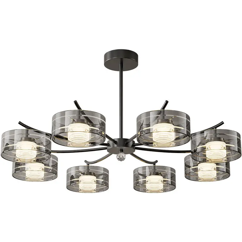 Modern Italian Led Villa Entrance Hall Chandelier Lamp for Home Room Decor Restaurant Wedding Banquet Hall Pendant Light — view 5