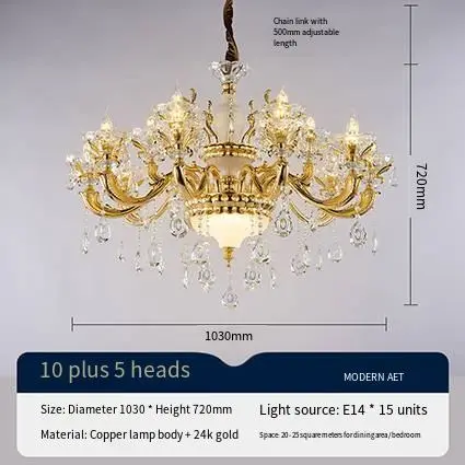 Luxury Villa Banquet Hall Stair Dining Modern Crystal Chandelier Light for Livingroom Hotel Lobby Pendant Lamp Adjustabl — view 4