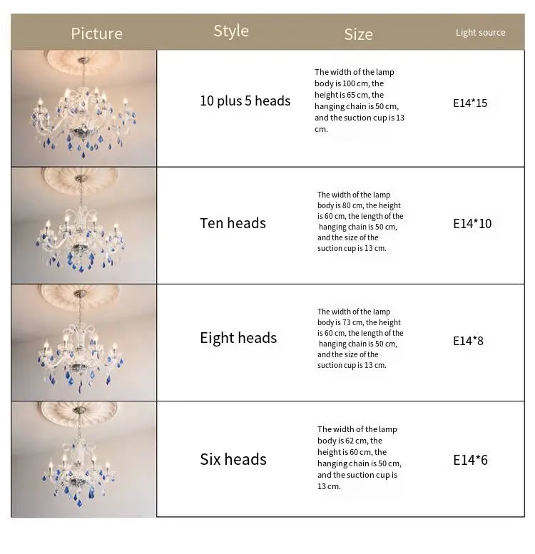 Modern LED Crystal Romantic Wedding Banquet Hall Villa Candle Chandelier Light Middle Dimmable Adjustable Height Pendant — view 6