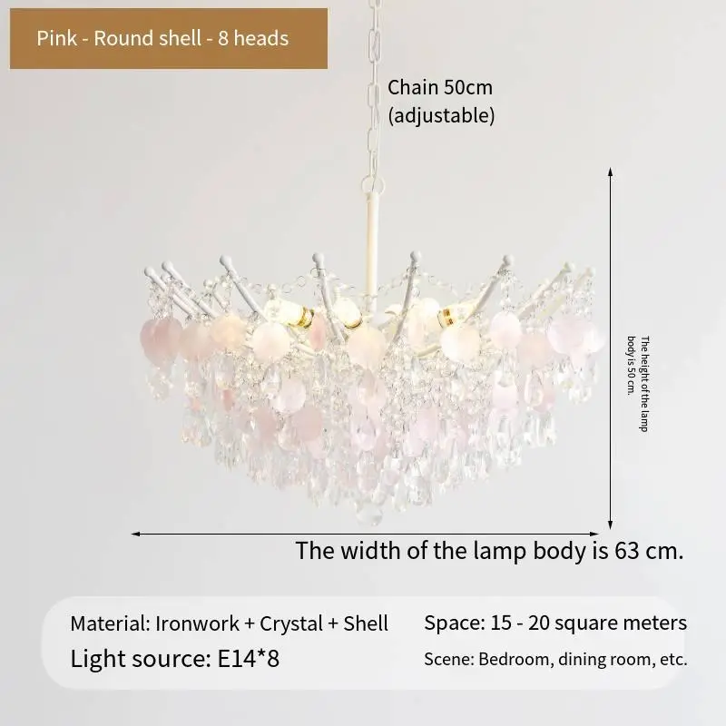 Luxury Villa Wedding Banquet Hall Crystal Chandelier AC Ceiling Light for Living Room Hotel Decor French Iron Middle Pen — view 4