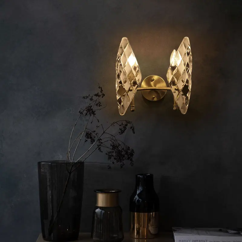 Luxury Modern Copper Glass Home Hall Decor Ceiling Chandelier Light LED LivingRoom Bedroom Hotel Villa Fixture Pendant L — view 6