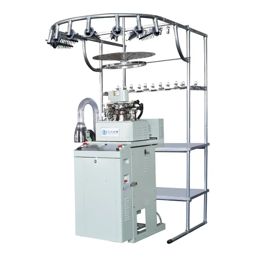 Fully Electronic Single Cylinder Hosiery Machine Professional Automatic Sock Weaving Machine for Clothing Factory — view 3