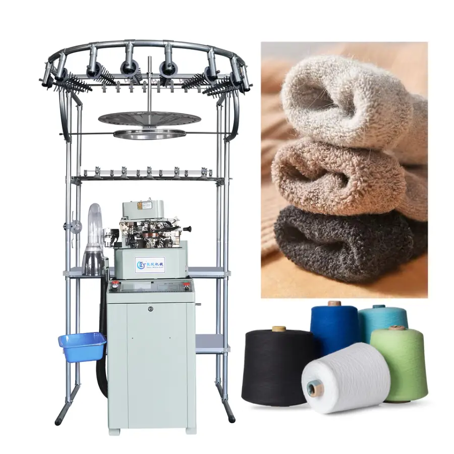 High-Speed Fully Electric Large-Capacity Sock Knitting Machine Automatic From Zhejiang China with Core Motor Component — view 1