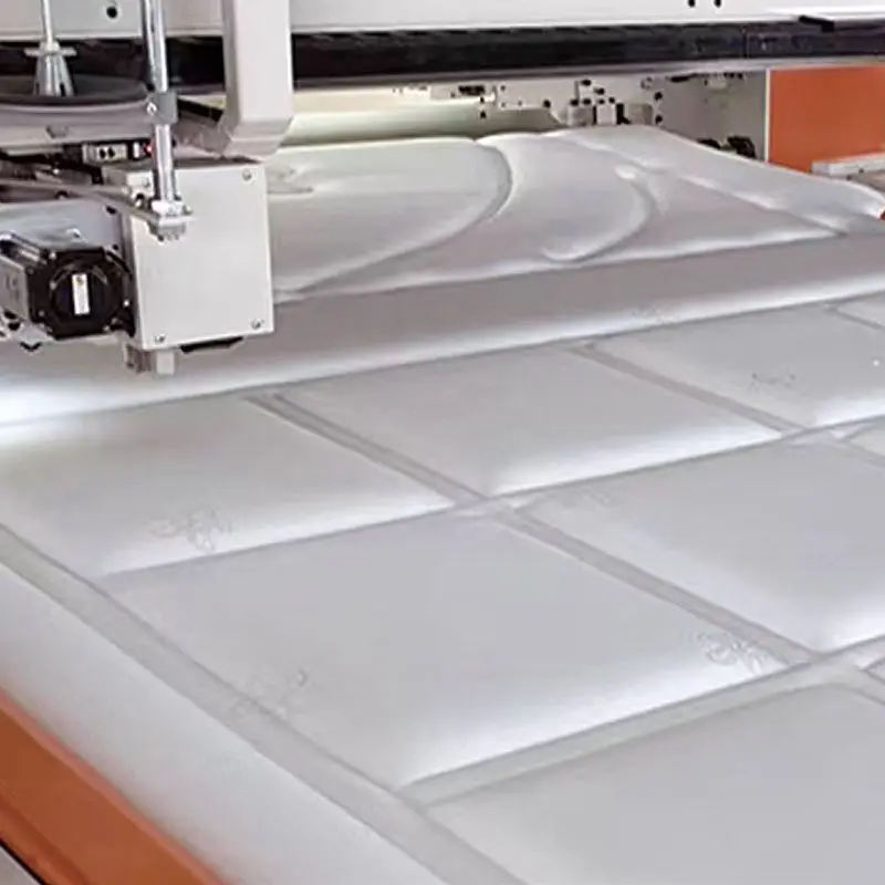 TONGDA TD-24B Full Head Moved Mattress Quilting Machine Single Needle Quilting Frame — view 4