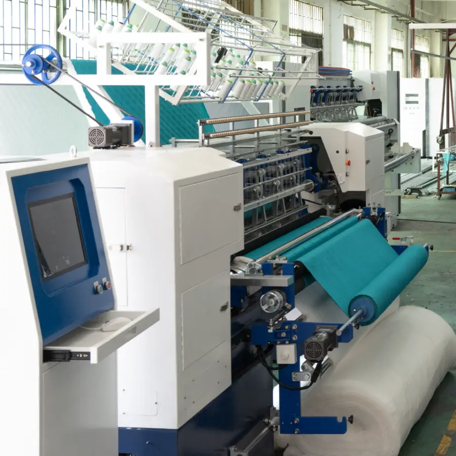 TONGDA TD-128-2B Automatic Multi Needle Quilting Machine | High Speed Lock Stitch Shuttle Quilter for Comforters & Curta — view 6