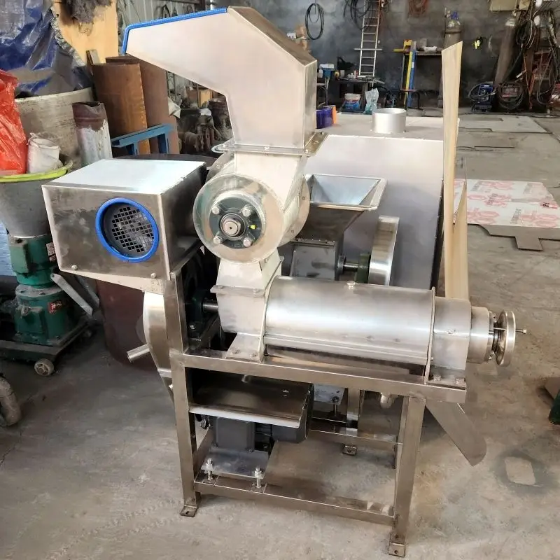 Stainless Steel Vegetable Fruit Crushing Juice Making Orange Apple Grape Juice Extrator Machine — view 6