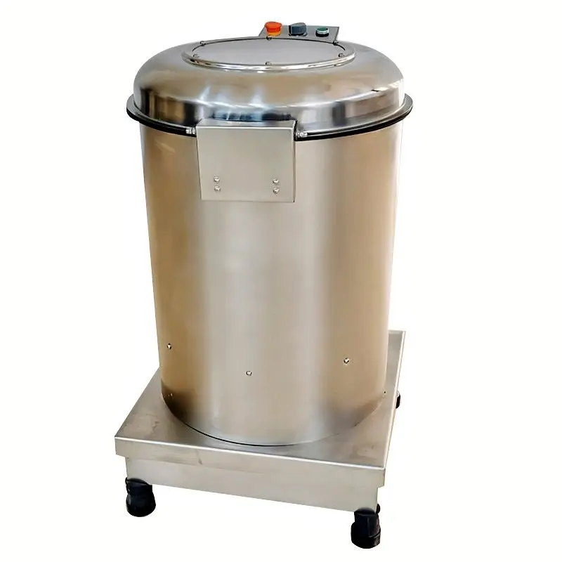 Stainless Steel Centrifugal Continuous Salads Cassava Potato Dewatering Machine Fruit Vegetable Dehydrator — view 4