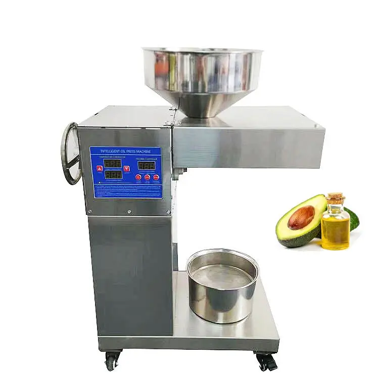 Automatic Small Palm Avocado Oil Press Machine Mustard Corn Sunflower Nut Oil Extractor Machine — view 1