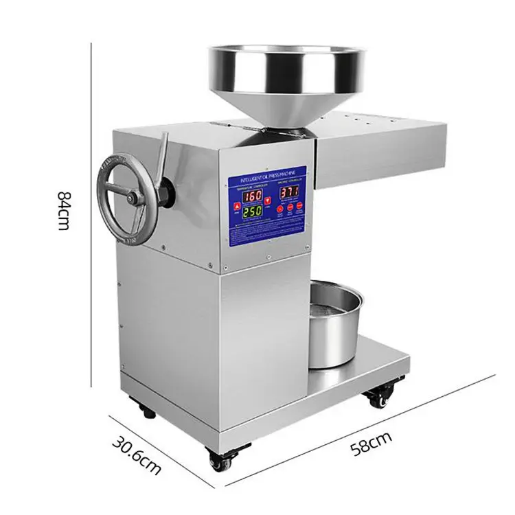 Automatic Small Palm Avocado Oil Press Machine Mustard Corn Sunflower Nut Oil Extractor Machine — view 4