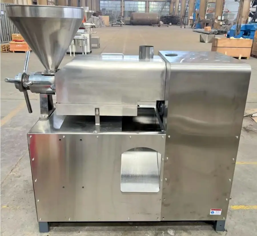 Automatic Screw Oil Press Machine Sunflower Sesame Soybean Cooking Oil Extractor Making Machine — view 5