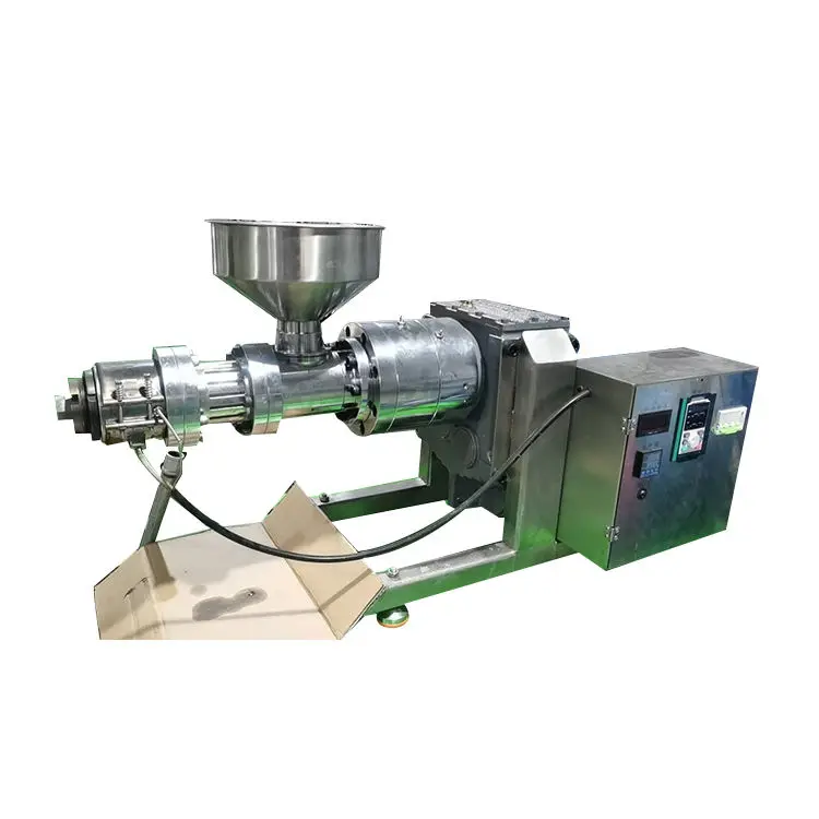 Small Palm Oil Screw Press Electric Hydraulic Avocado Mustard Cold Oil Press Extraction Machine — view 2