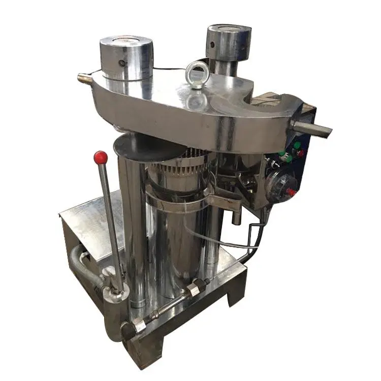 Small Cocoa Butter Hydraulic Oil Extractor Machine Almond Olive Peanut Seed Oil Press Machine — view 2