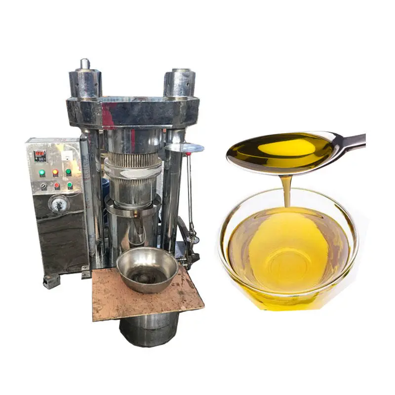 Small Cocoa Butter Hydraulic Oil Extractor Machine Almond Olive Peanut Seed Oil Press Machine — view 3