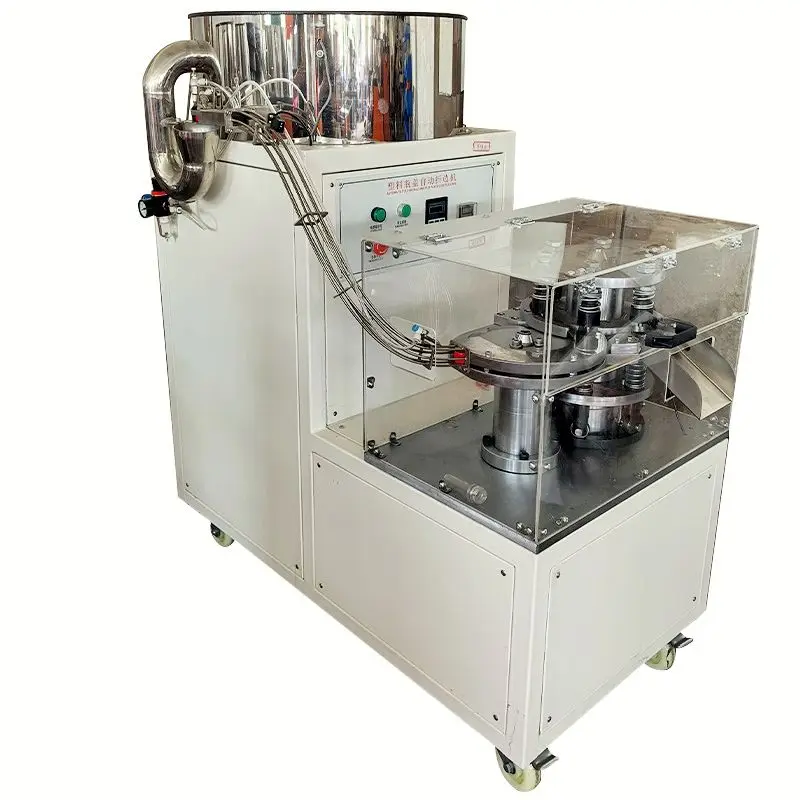 New Design Automatic Plastic PP PE Water Bottle Cap Folding Machine Bottle Lids Folding Machine — view 1