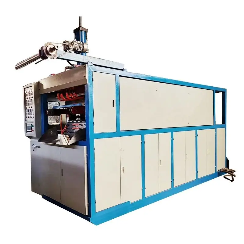 Disposable Plastic Water Cup Making Machine PP PE PS PET Thermoforming Food Container Machine — view 2