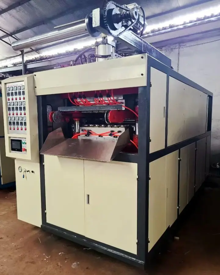 Disposable Plastic Water Cup Making Machine PP PE PS PET Thermoforming Food Container Machine — view 3