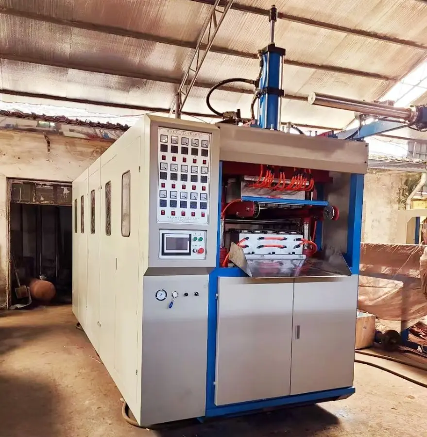 Disposable Plastic Water Cup Making Machine PP PE PS PET Thermoforming Food Container Machine — view 5
