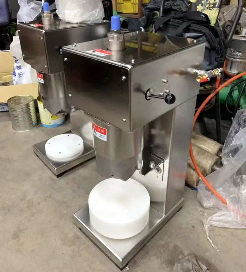 Automatic Electric Food Beverage Can Opener Machine Pneumatic Aluminum Tin Can Open Machine — view 5