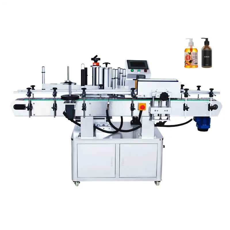 High Speed Full Automatic Adhesive Wine Vitamin Round Can Jar Bottle Sticker Labeling Machine — view 5