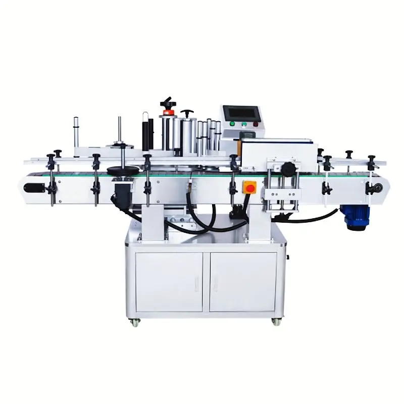 High Speed Full Automatic Adhesive Wine Vitamin Round Can Jar Bottle Sticker Labeling Machine — view 6