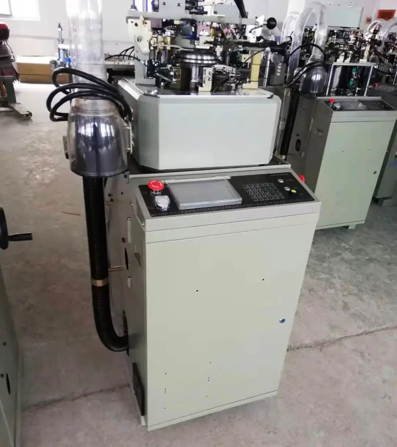Automatic Custom Adult Cotton Nylon Wooly Socks Stocking School Socks Making Knitting Machine for Sale — view 2