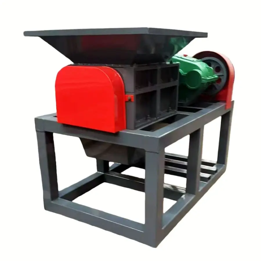 Multipurpose PVC Plastic Wood Shredder Machine Waste Garbage Metal Recycling Shredding Machine — view 2