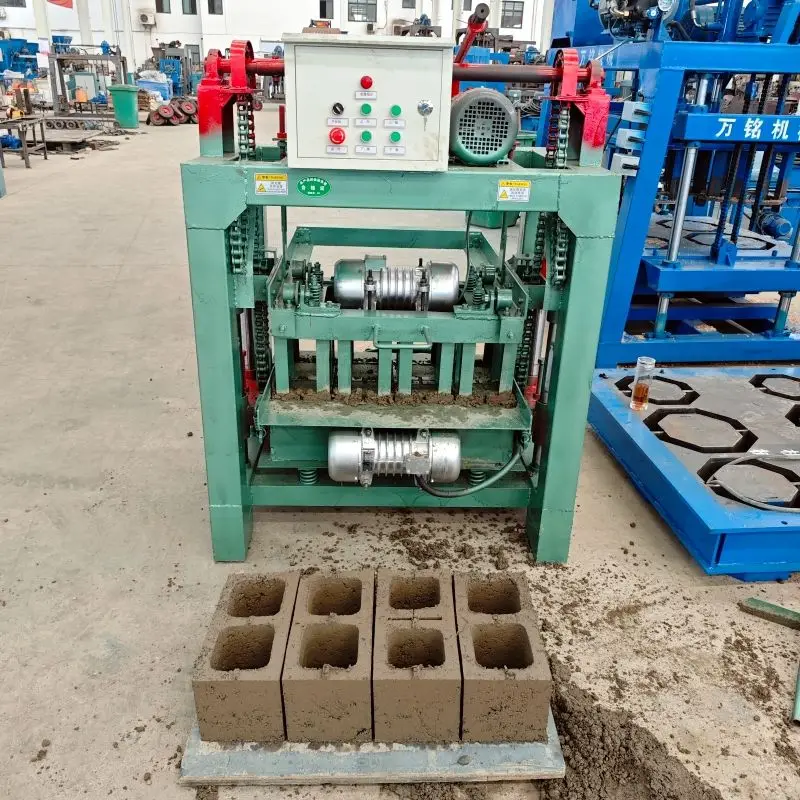 Factory Supply Cement Interlocking Paving Brick Making Machine Hollow Block Making Machine — view 5