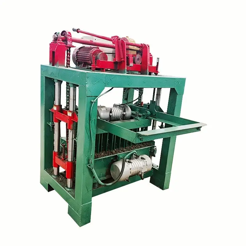 Automatic Cement Concrete Block Making Machine Hydraulic Press Hollow Brick Production Machine — view 2