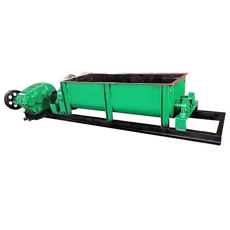 Horizontal Clay Soil Mixing Machine Double Shaft Coal Slurry Sludge Mixer for Clay Brick Machine — view 1