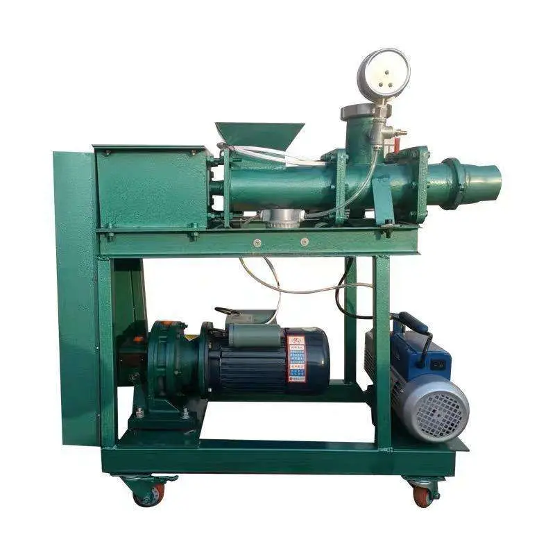Stainless Steel Vacuum Clay Kneading Mixing Machine Automatic Vacuum Pug Mill Clay Extruder Machine — view 3