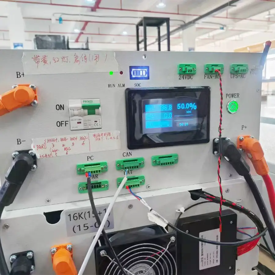100kwh 200kwh Energy Storage System BESS with Small DG Generator Input & Solar Panels Access for Self Consumption in Far — view 4