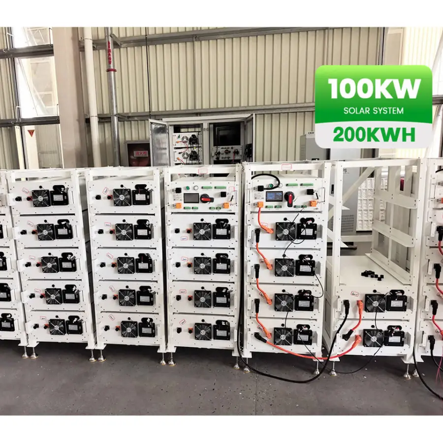 100kw Invert 1000V 1500V 100kwh 200kwh 300kwh Lithium Ion Battery Pack with Hybrid Inverter Commercial PV+ESS — view 1