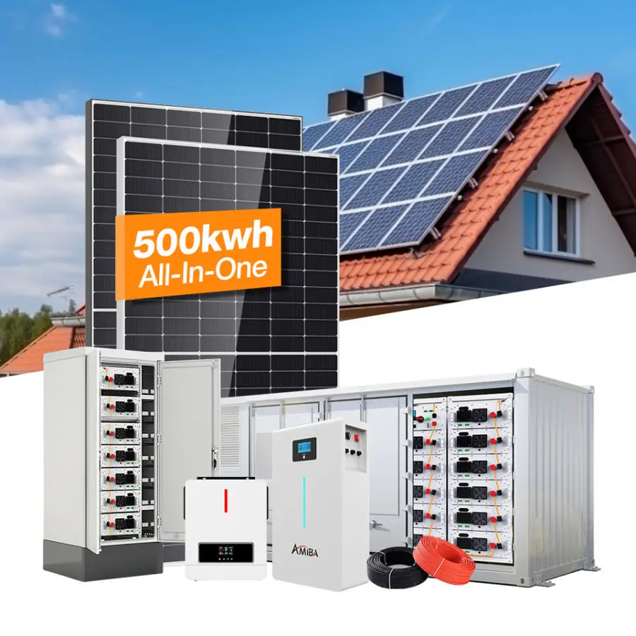 Obtain Policy Subsidies 100kW 500kW Hybrid Solar Energy Storage System Lithium Ion Battery Off-Grid for Commercial Facil — view 1